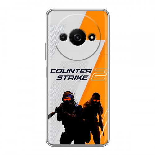 Дизайнерский силиконовый чехол для Xiaomi RedMi A3 Counter Strike