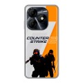 Дизайнерский силиконовый чехол для Itel P55 4G Counter Strike