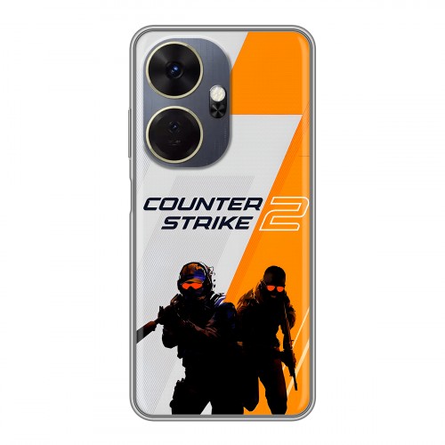 Дизайнерский силиконовый чехол для Itel P55 Plus Counter Strike