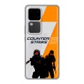 Дизайнерский пластиковый чехол для Vivo V30 5G Counter Strike