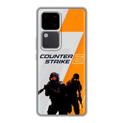 Дизайнерский пластиковый чехол для Vivo V30 5G Counter Strike