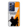 Дизайнерский силиконовый чехол для Vivo V30 Lite Counter Strike