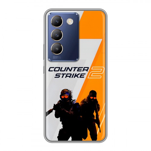 Дизайнерский силиконовый чехол для Vivo V30 Lite Counter Strike