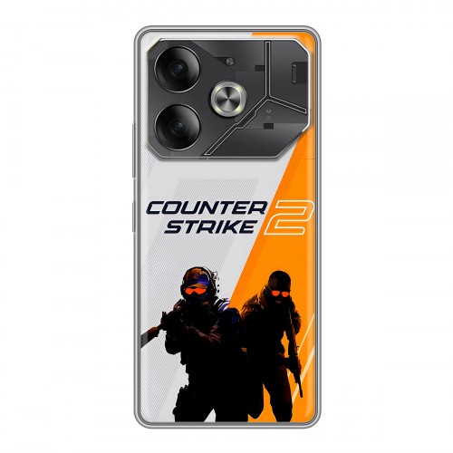 Дизайнерский силиконовый чехол для Tecno Pova 6 Counter Strike