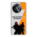 Дизайнерский силиконовый чехол для Itel S24 Counter Strike