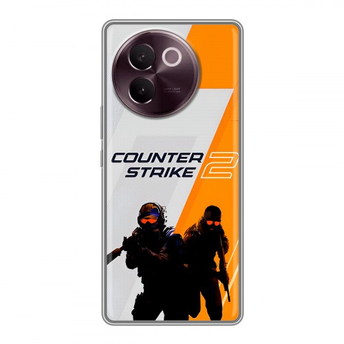 Дизайнерский силиконовый чехол для Vivo V30e Counter Strike