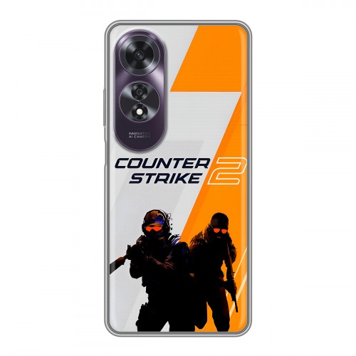 Дизайнерский силиконовый чехол для OPPO A60 Counter Strike