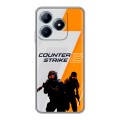 Дизайнерский силиконовый чехол для Realme C63 Counter Strike
