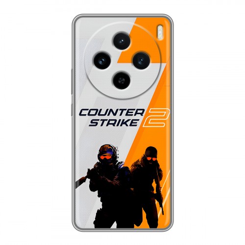 Дизайнерский силиконовый чехол для Vivo X100 Counter Strike