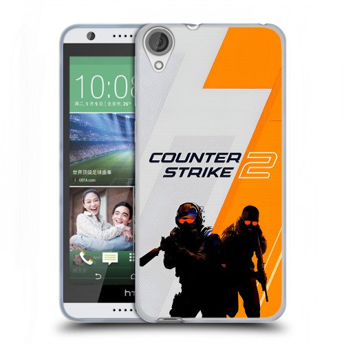 Дизайнерский силиконовый чехол для HTC Desire 820 Counter Strike