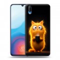 Дизайнерский пластиковый чехол для Vivo V11 Смешной кот