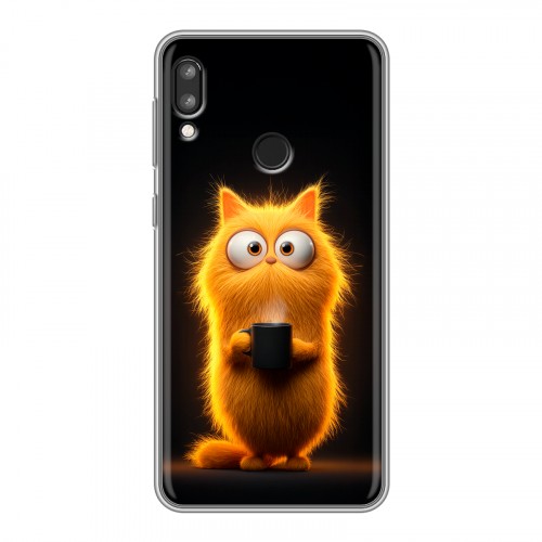 Дизайнерский силиконовый чехол для Lenovo K5 Pro Смешной кот