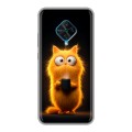 Дизайнерский силиконовый чехол для Vivo V17 Смешной кот