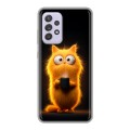 Дизайнерский силиконовый чехол для Samsung Galaxy A52 Смешной кот
