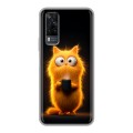 Дизайнерский пластиковый чехол для Vivo Y31 Смешной кот