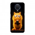 Дизайнерский силиконовый чехол для Nokia G20 Смешной кот