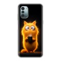 Дизайнерский силиконовый чехол для Nokia G11 Смешной кот