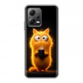 Дизайнерский силиконовый чехол для Xiaomi Poco X5 Смешной кот
