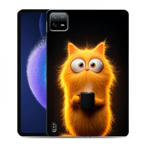 Дизайнерский силиконовый чехол для Xiaomi Pad 6 Смешной кот