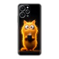 Дизайнерский силиконовый чехол для Xiaomi RedMi 12 Смешной кот