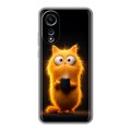 Дизайнерский пластиковый чехол для OPPO A78 4G Смешной кот
