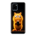 Дизайнерский силиконовый чехол для Vivo Y15s Смешной кот