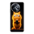 Дизайнерский силиконовый чехол для Itel S24 Смешной кот