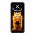 Дизайнерский пластиковый чехол для Redmi 14C Смешной кот