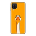 Дизайнерский силиконовый чехол для Samsung Galaxy A12 Смешная утка