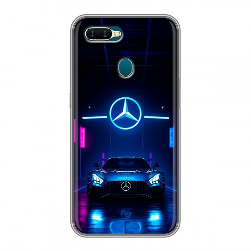 Дизайнерский силиконовый чехол для OPPO AX7 Mercedes Мерседес