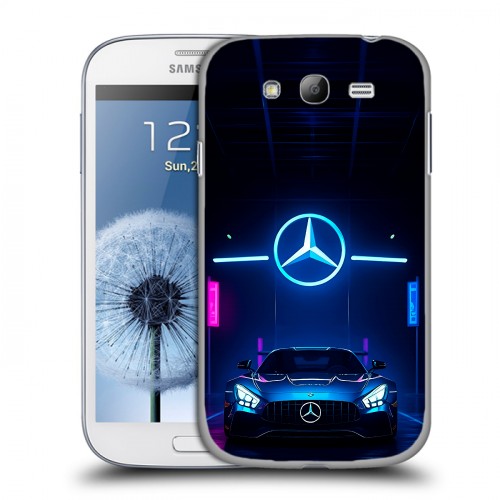 Дизайнерский пластиковый чехол для Samsung Galaxy Grand Mercedes Мерседес