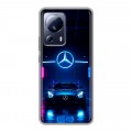 Дизайнерский силиконовый с усиленными углами чехол для Xiaomi 13 Lite Mercedes Мерседес