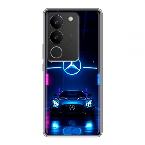 Дизайнерский силиконовый чехол для Vivo S17 Mercedes Мерседес