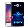 Дизайнерский пластиковый чехол для LG L60 Mercedes Мерседес