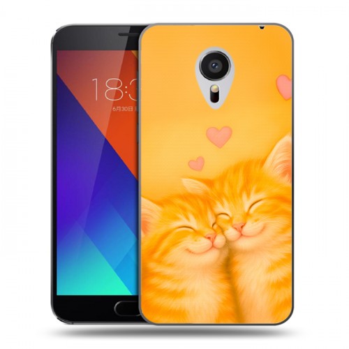 Дизайнерский пластиковый чехол для Meizu MX5 Милые котята