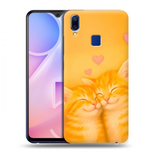 Дизайнерский пластиковый чехол для Vivo Y95 Милые котята