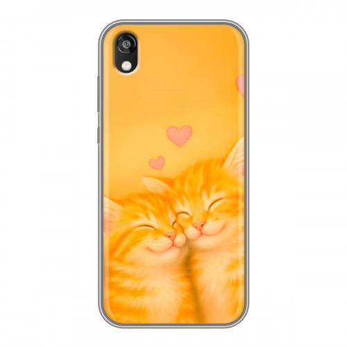 Дизайнерский силиконовый чехол для Huawei Honor 8s Милые котята