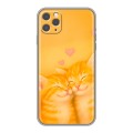 Дизайнерский силиконовый чехол для Iphone 11 Pro Милые котята