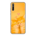 Дизайнерский силиконовый чехол для Huawei Y8p Милые котята