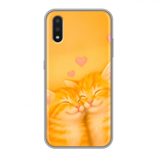 Дизайнерский силиконовый чехол для Samsung Galaxy M01 Милые котята