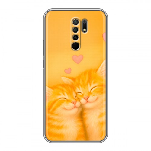 Дизайнерский силиконовый чехол для Xiaomi RedMi 9 Милые котята