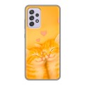 Дизайнерский силиконовый чехол для Samsung Galaxy A52 Милые котята