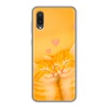 Дизайнерский силиконовый чехол для Samsung Galaxy A02 Милые котята