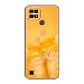Дизайнерский силиконовый чехол для Realme C21 Милые котята