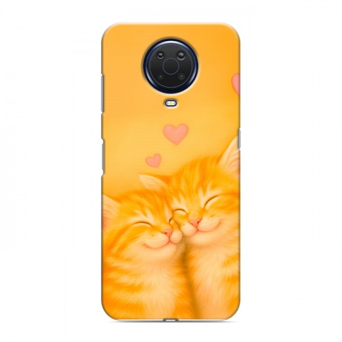 Дизайнерский силиконовый чехол для Nokia G20 Милые котята