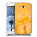 Дизайнерский пластиковый чехол для Samsung Galaxy Grand Милые котята