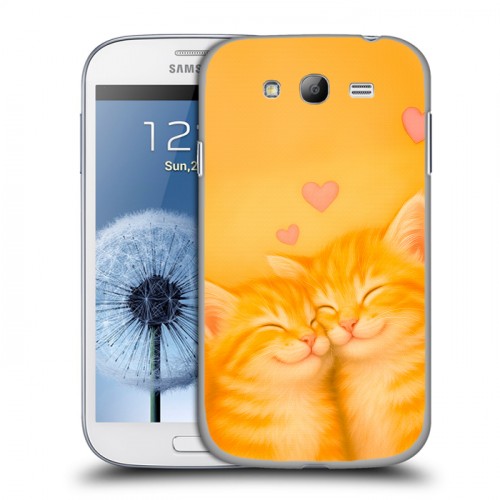 Дизайнерский пластиковый чехол для Samsung Galaxy Grand Милые котята