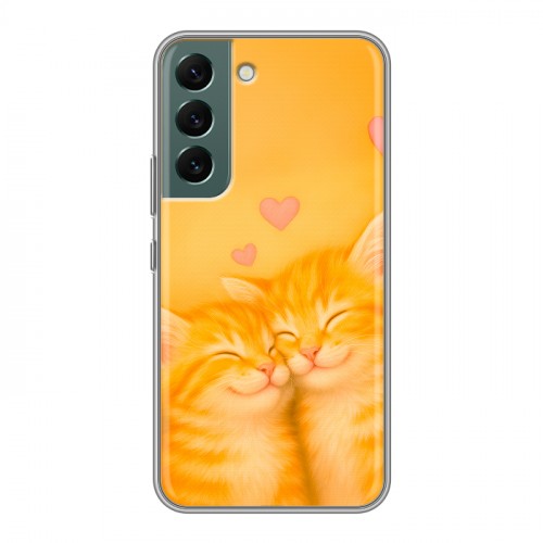 Дизайнерский силиконовый чехол для Samsung Galaxy S22 Милые котята