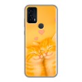 Дизайнерский силиконовый чехол для TCL 20B Милые котята