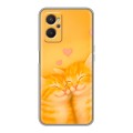 Дизайнерский силиконовый с усиленными углами чехол для OPPO A96 Милые котята